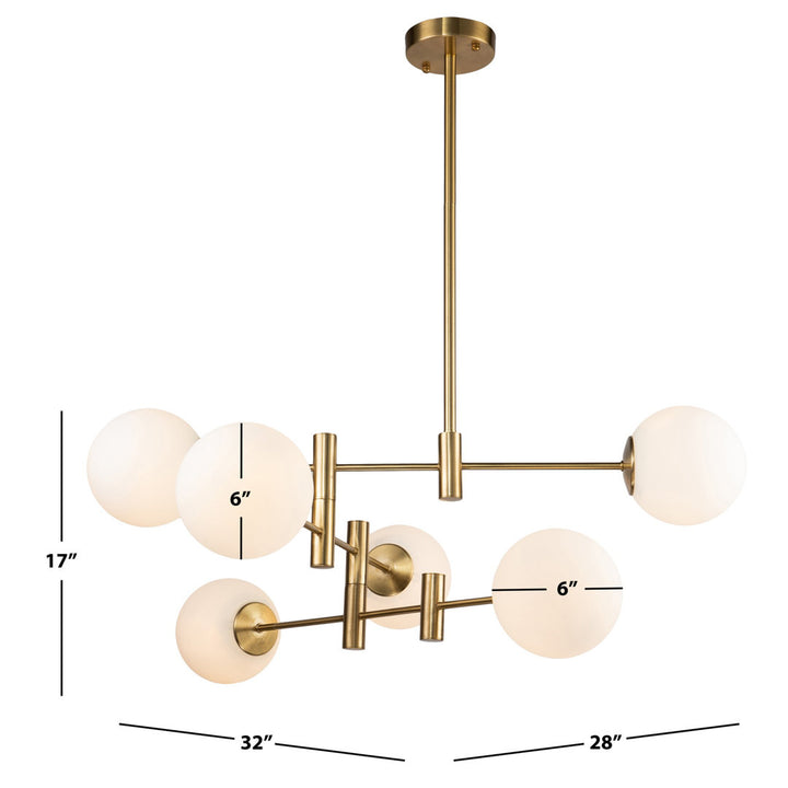 Vika 6 - Light Unique / Statement Linear Chandelier AllModern