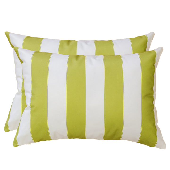 Josephine Outdoor Rectangular Pillow Cover & Insert (Set of 2) Homey Cozy Color: Lime