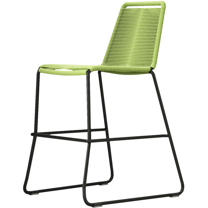 Huron Patio Bar Stool AllModern Color: Green Seat Height: Counter Stool (26" Seat Height)