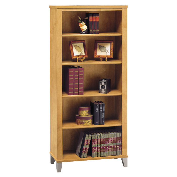 Magomed Bookcase Gracie Oaks Color: Maple Cross