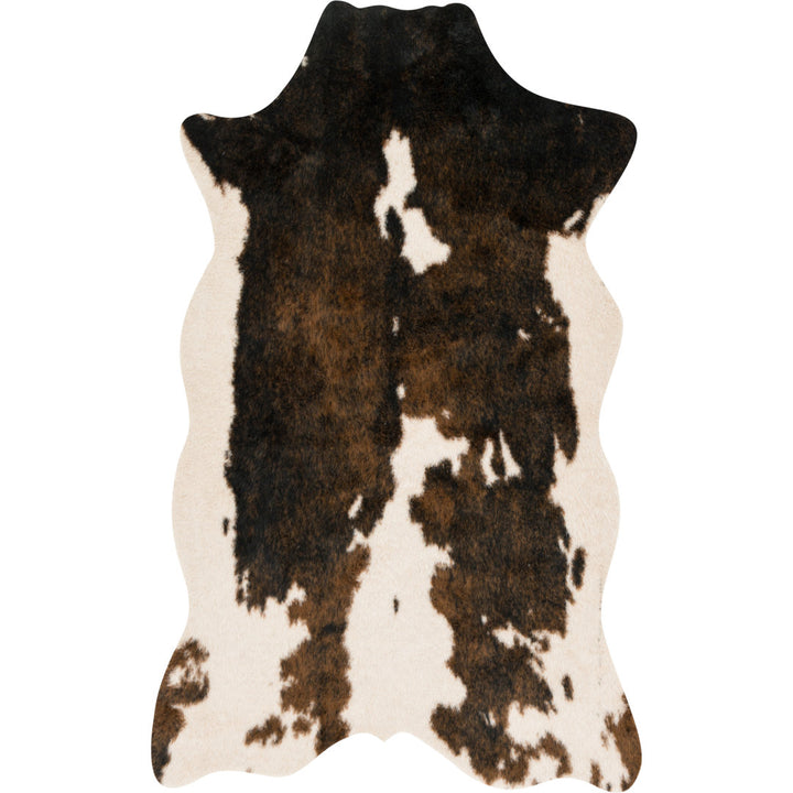 Epic Faux Cowhide Beige/Brown Area Rug AllModern Rug Size: Novelty 5' x 6'6"