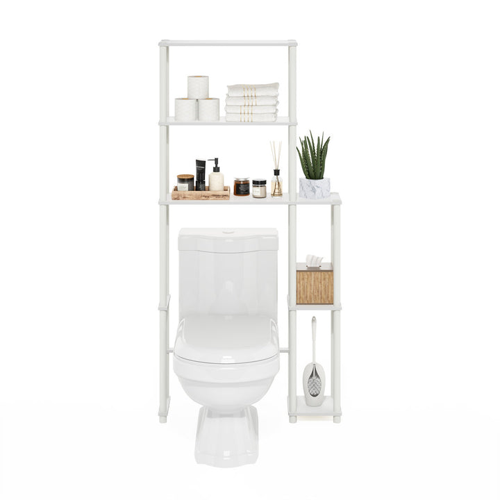 Antonucci 31.1" W x 65.1" H x 9" D Over-The-Toilet Storage Ebern Designs Finish: White
