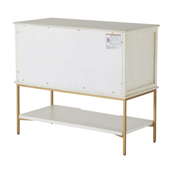 Riggs 2 - Drawer Iron Nightstand Gabby