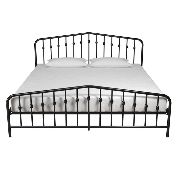 Bushwick Metal Platform Bed Novogratz Color: Black Size: King