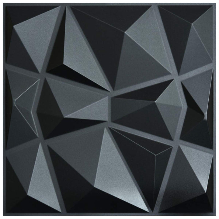 Wiegers 3D PVC Wall Panel Orren Ellis Color: Black