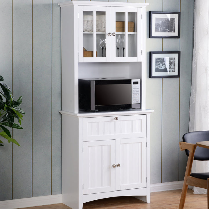 Sorens 70.25" Kitchen Pantry Highland Dunes Finish: White