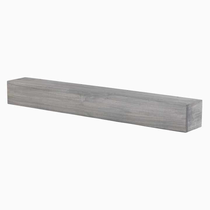 Modern Farmhouse Fireplace Shelf Mantel Dogberry Collections Depth: 9", Finish: Ash Gray, Shelf Length: 48"