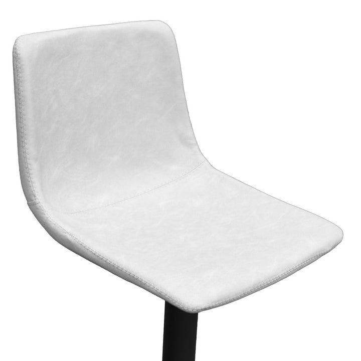 17 Stories Tilbury Modern Adjustable Bar Stool With Footrest & 360-Degree Swivel 17 Stories Upholstery: Light Gray, Number of Stools: 2
