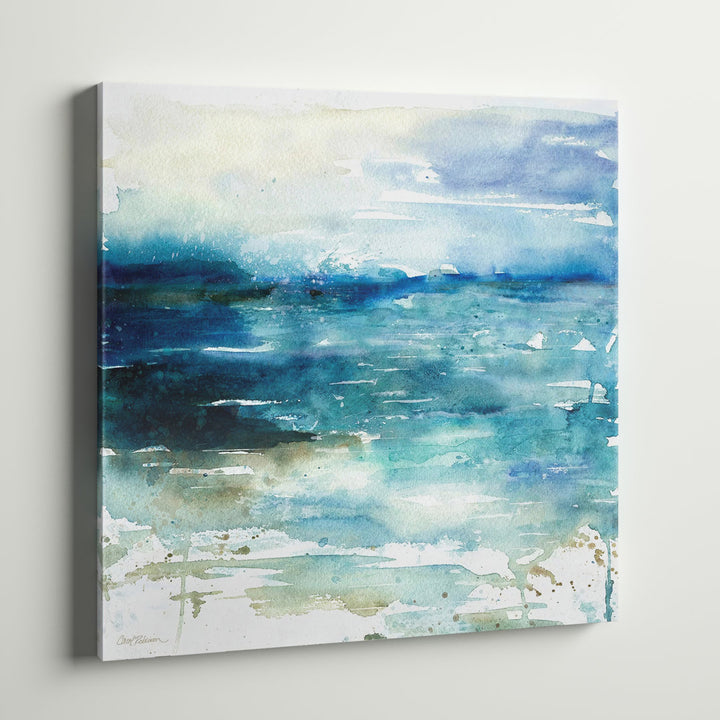 Ocean Break I by Carol Robinson - Wrapped Canvas Print Sand & Stable™ Size: 32" H x 32" W x 1.5" D