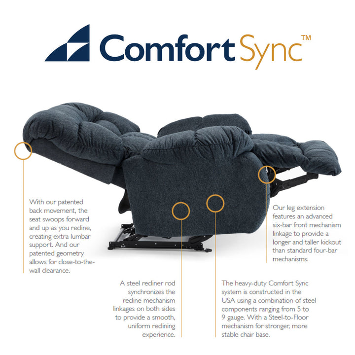 Fuller 64" Genuine Leather Pillow Top Arm Reclining Loveseat Steelside™