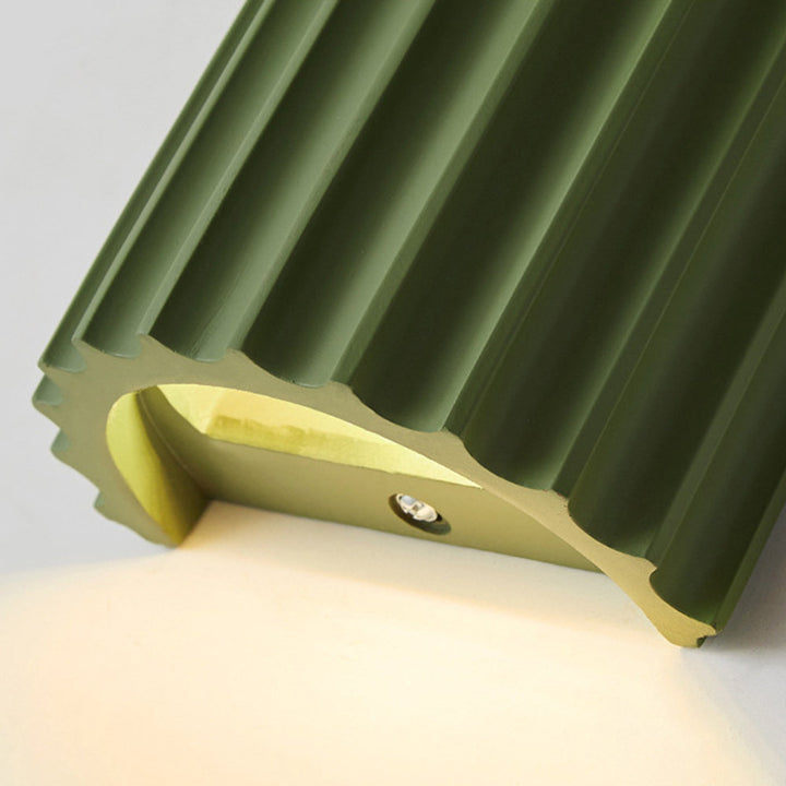Wilman 2 - Light LED Flush Mounted Sconce Orren Ellis Finish: Green