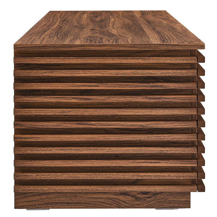 Modway Render 47" Wood Grain Storage Bench Modway