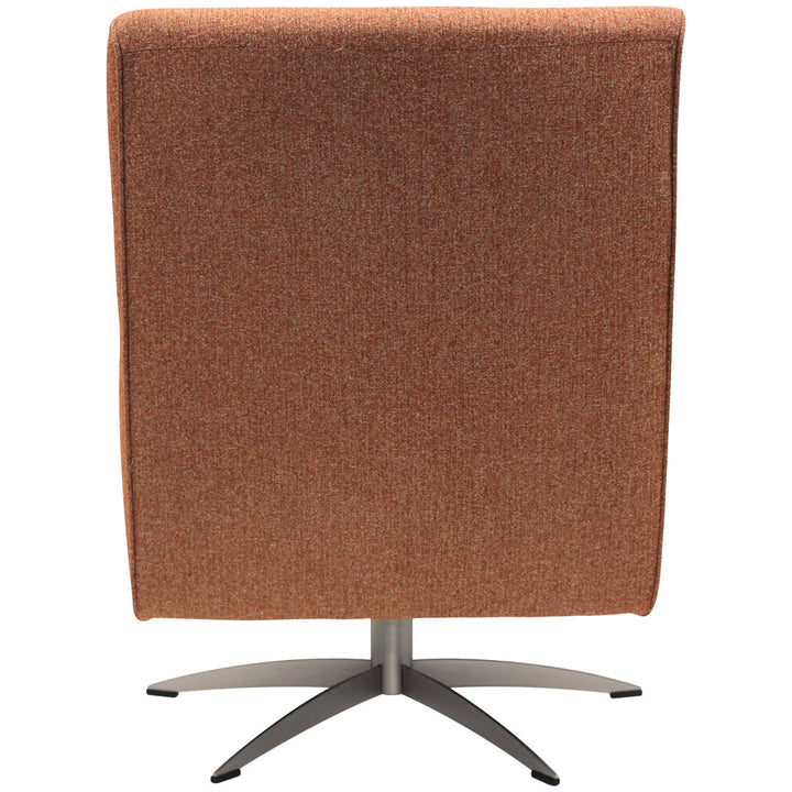 Basilina 26.25" Wide Swivel Armchair Wade Logan® Fabric: Terrace Autumn Polyester Blend