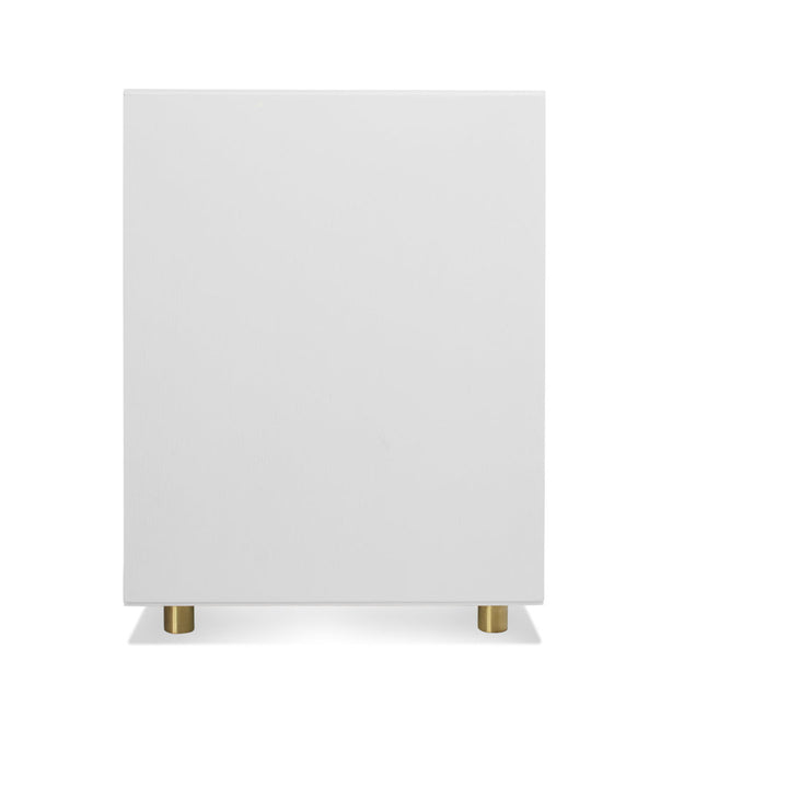 Dang 2 - Drawer Vertical Filing Cabinet Blu Dot Color: White