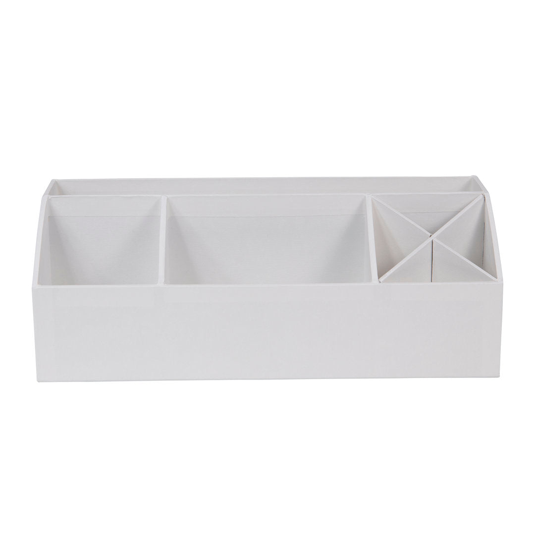Elisa Desk Supplies Organizer Bigso Color: White