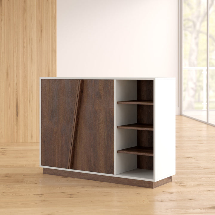 16 Pair Shoe Storage Cabinet Mercury Row®