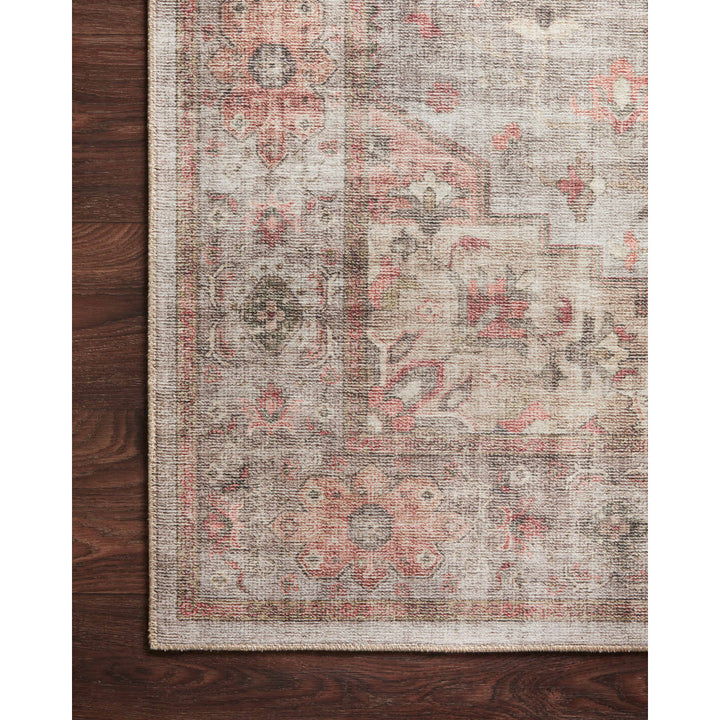 Jujhar Oriental Dove/Spice Area Rug Bungalow Rose Rug Size: Rectangle 2'3" x 3'9"