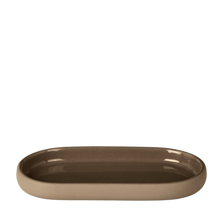 SONO Bathroom Accessory Tray Blomus Color: Silicone Covered Tan