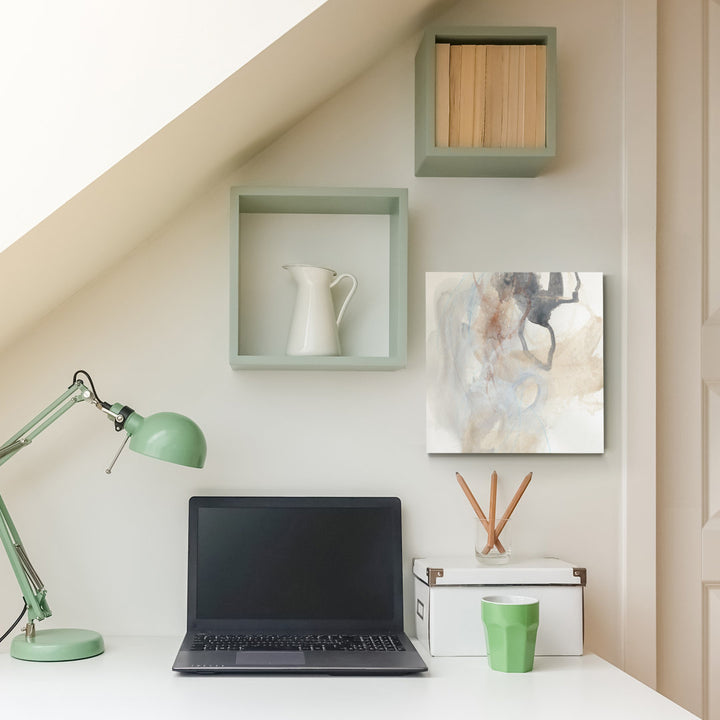 Supposition III' - Wrapped Canvas Print Wrought Studio™ Size: 40" H x 40" W x 1" D