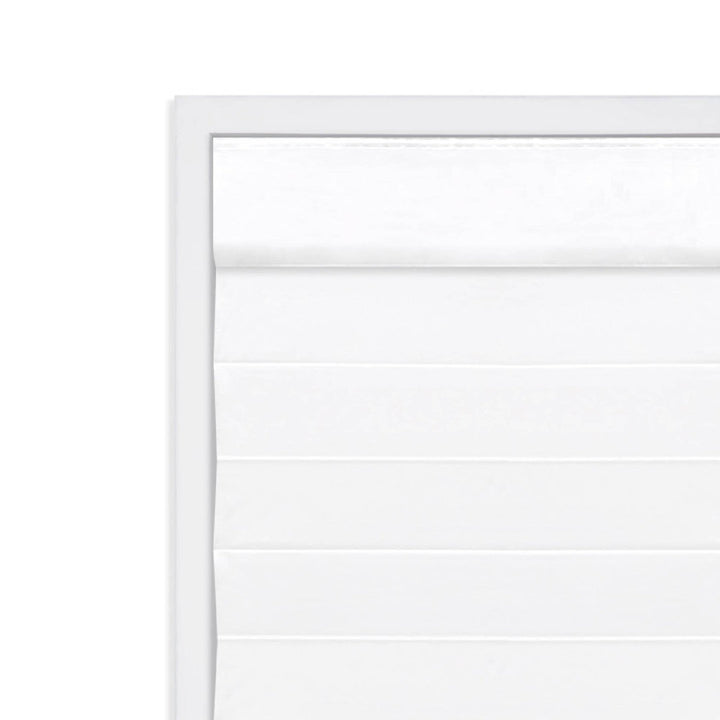 Cordless Blackout 100% Cotton Roman Shade with Cellular Shade Backing Symple Stuff Size: 57"W x 72"L Finish: White