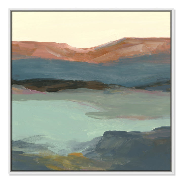 Rolling Bluffs by Carol Robinson - Painting Print Joss & Main Size: 31.5" H x 31.5" W x 2" D Format: White Framed Canvas