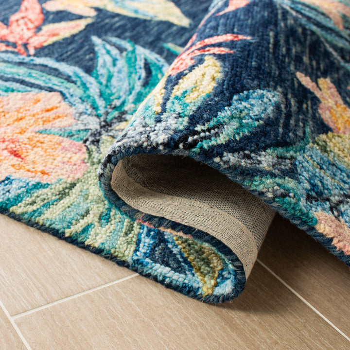 Toro Hand Tufted Wool Floral Rug Red Barrel Studio® Rug Size: Runner 2'3" x 13'