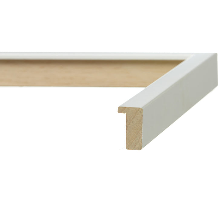 Geo Abstract III Neutral by Becky Thorns - Print on Canvas Mercury Row® Size: 30" H x 20" W   Format: White Framed Print, Mat Included: No