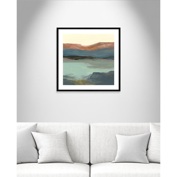 Rolling Bluffs by Carol Robinson - Painting Print Joss & Main Size: 28.75" H x 28.75" W x 0.75" D Format: Black Wood Framed Paper