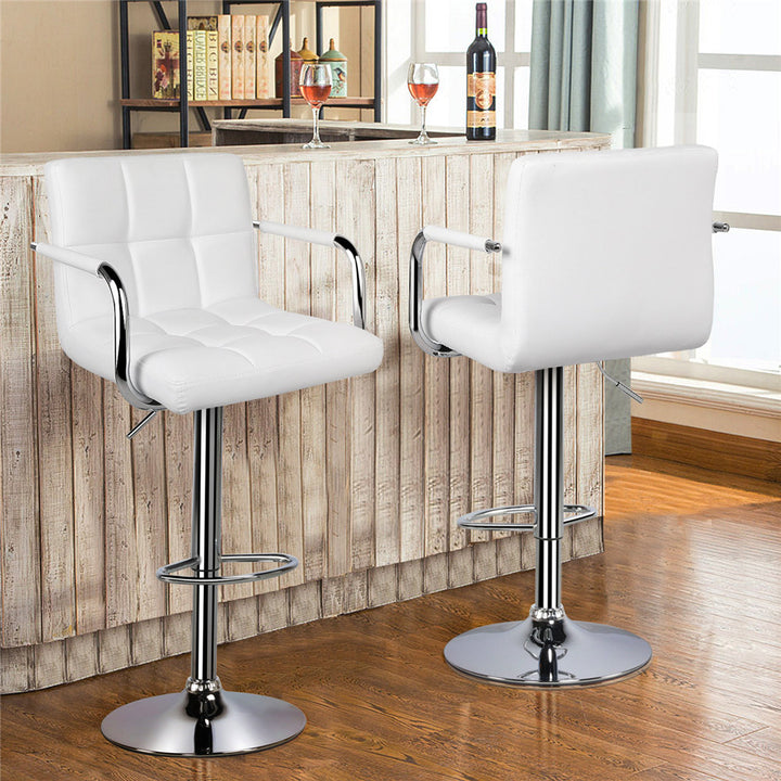 Leith Adjustable Height Swivel Bar Stool (Set of 2) Wade Logan®