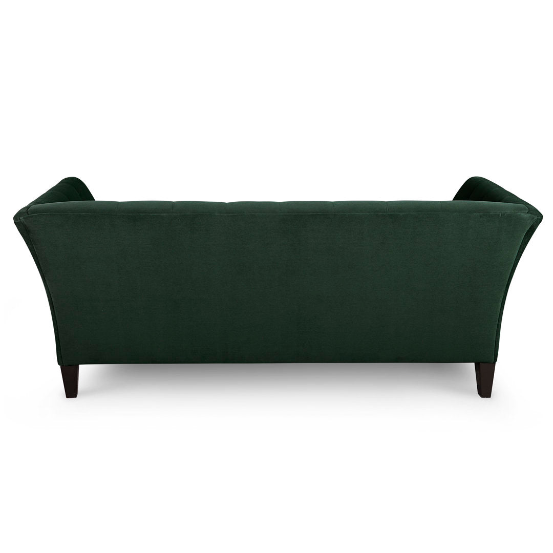 Carruth 91" Flared Arm Sofa Mercer41 Body Fabric: Bella Hunter Performance Velvet