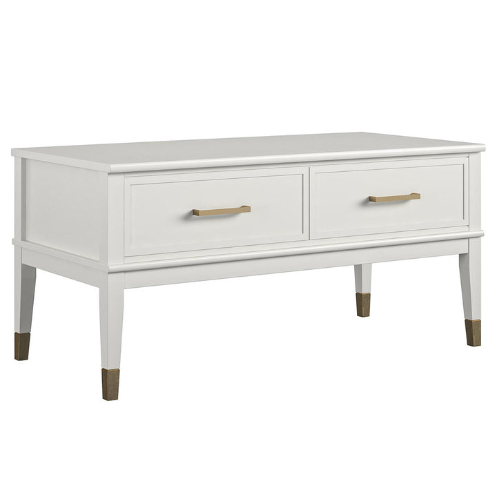 Westerleigh Storage Lift-Top Coffee Table CosmoLiving by Cosmopolitan Color: White