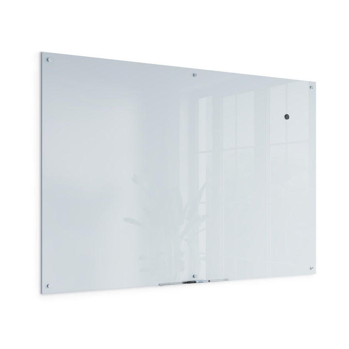 Wall Mounted Magnetic Glass Board U Brands Size: 47" x 70"
