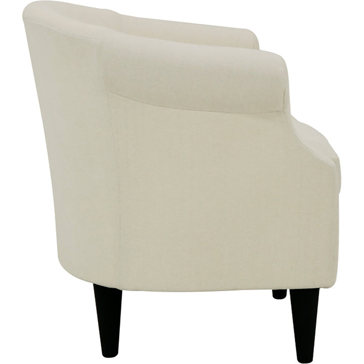 Adea Polyester Barrel Chair Lark Manor™ Fabric: Chloe Ice 100% Polyester