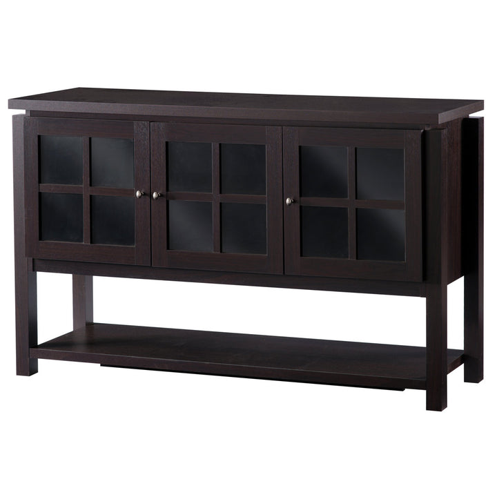 Tyndalls Park Turcotte 59" Wide Buffet Table Laurel Foundry Modern Farmhouse® Color: Dark Walnut