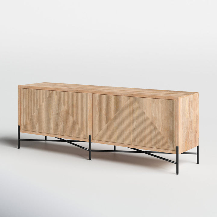 Manila 78" Wide Mango Wood Sideboard Joss & Main