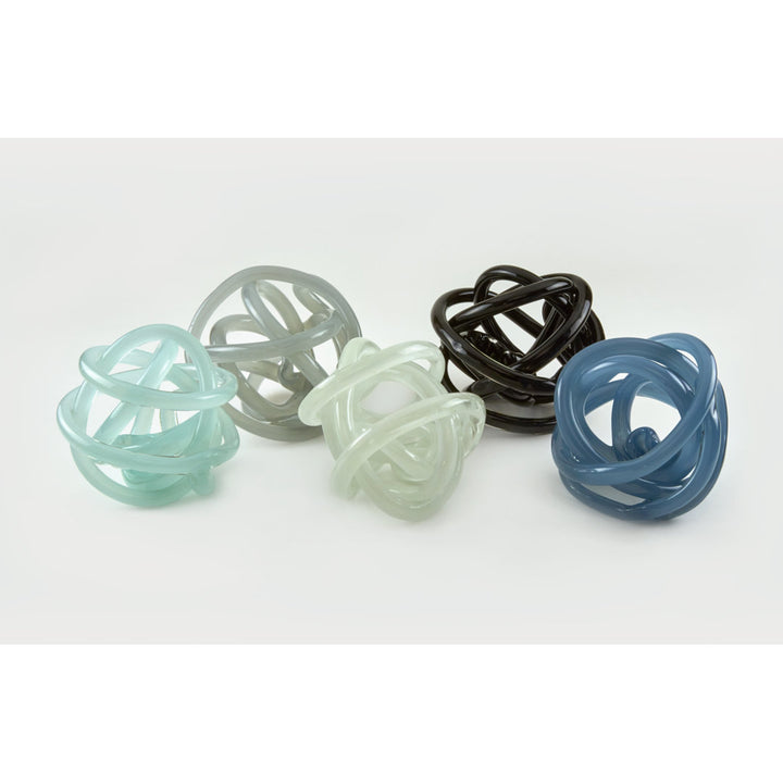 Pennebaker Handblown Knot Ivy Bronx Finish: Blue