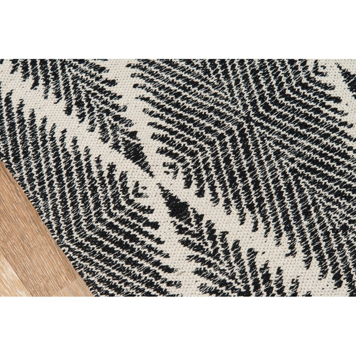River Geometric Handmade Flatweave Black/Ivory Indoor/Outdoor Area Rug Erin Gates by Momeni Rug Size: Rectangle 5' x 7'6"