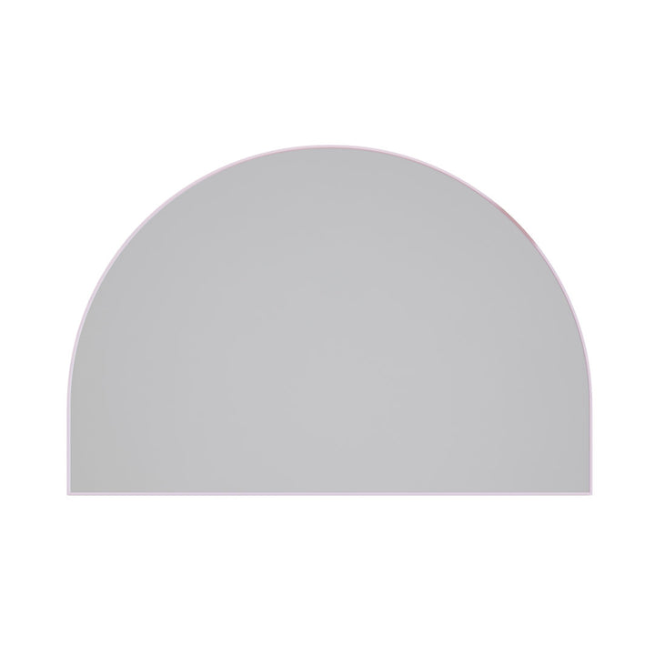 Kira Arched Mirror Glass Warehouse Size: 40'' X 60'' Finish: Pink