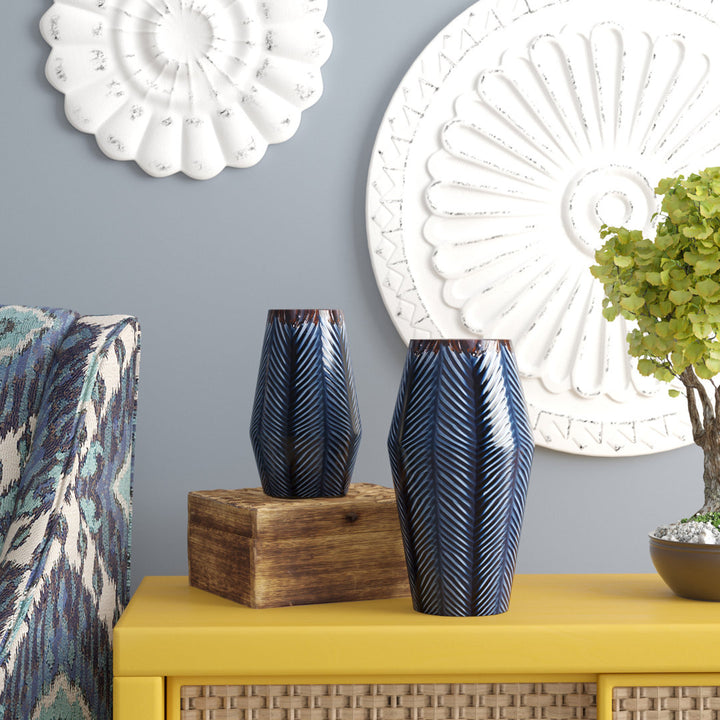 2 Piece Duren Ceramic Table Vase Set Mistana™