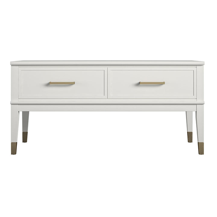 Westerleigh Storage Lift-Top Coffee Table CosmoLiving by Cosmopolitan Color: White