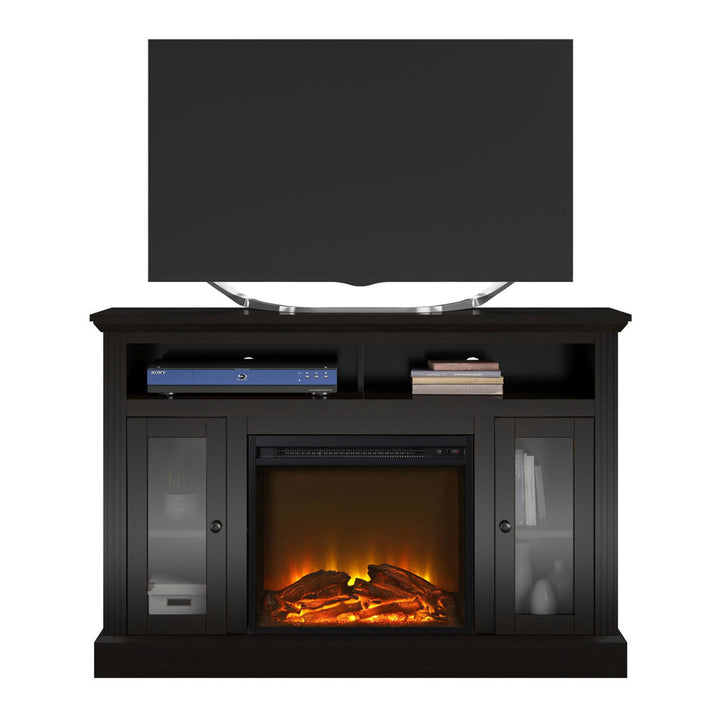 Tucci TV Stand for TVs up to 50" with Electric Fireplace Included Darby Home Co Color: Espresso