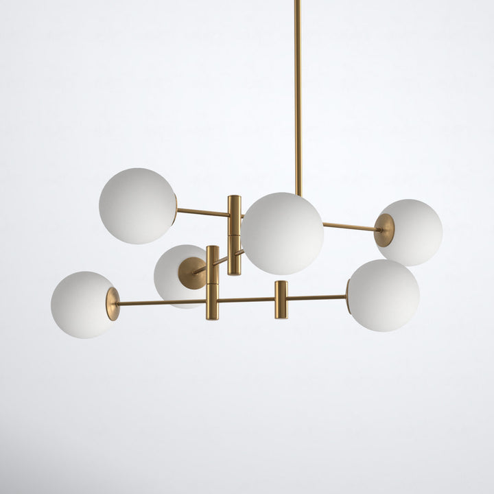 Vika 6 - Light Unique / Statement Linear Chandelier AllModern
