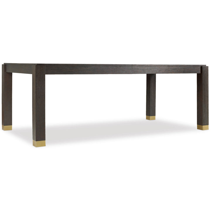 Curata Extendable Solid Oak Dining Table Hooker Furniture
