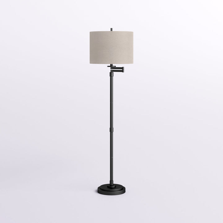Anuksha 61" Swing Arm Floor Lamp Lark Manor™ Finish: Madison Bronze