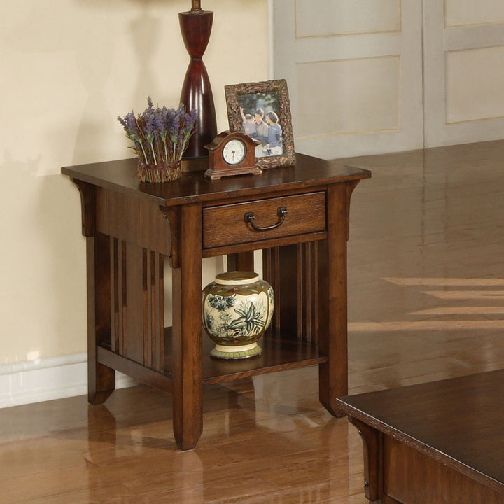 Schubert End Table with Storage Three Posts™