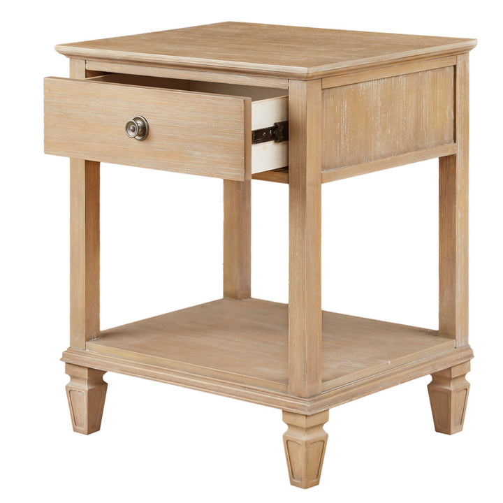 Victoria Bedside 1 Drawer Nightstand Canora Grey