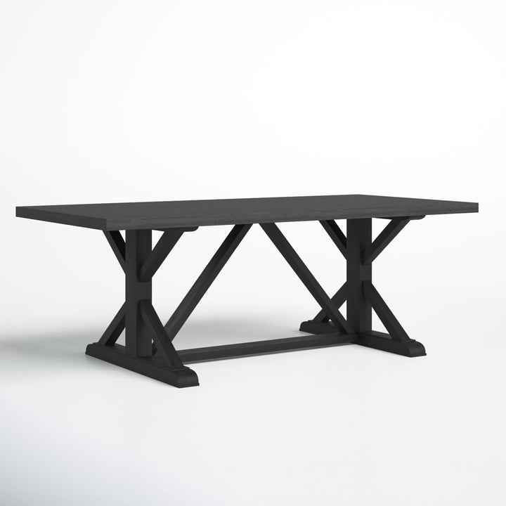 Fairmont 40" Pine Solid Wood Trestle Dining Table Birch Lane™
