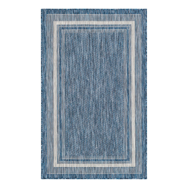 Swanee Blue Indoor / Outdoor Area Rug Arlmont & Co. Rug Size: Rectangle 3'3" x 5'3"