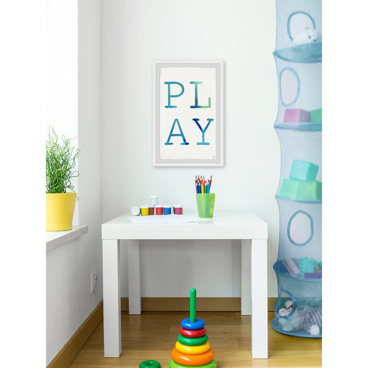 Fabiana 'Play' Framed Print Isabelle & Max™ Size: 30" H x 20" W x 1.5" D