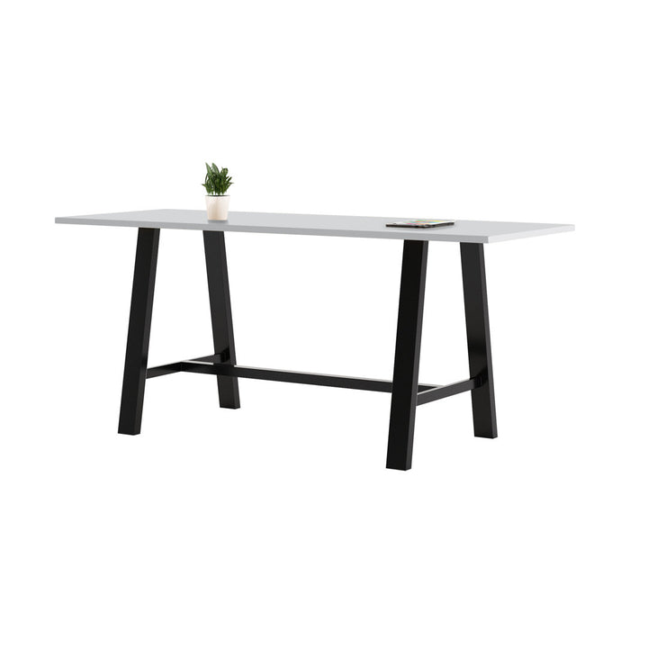 Midtown Solid Wood Breakroom Table KFI Studios Size: 41" H x 84" L x 42" W Top Finish: Gray